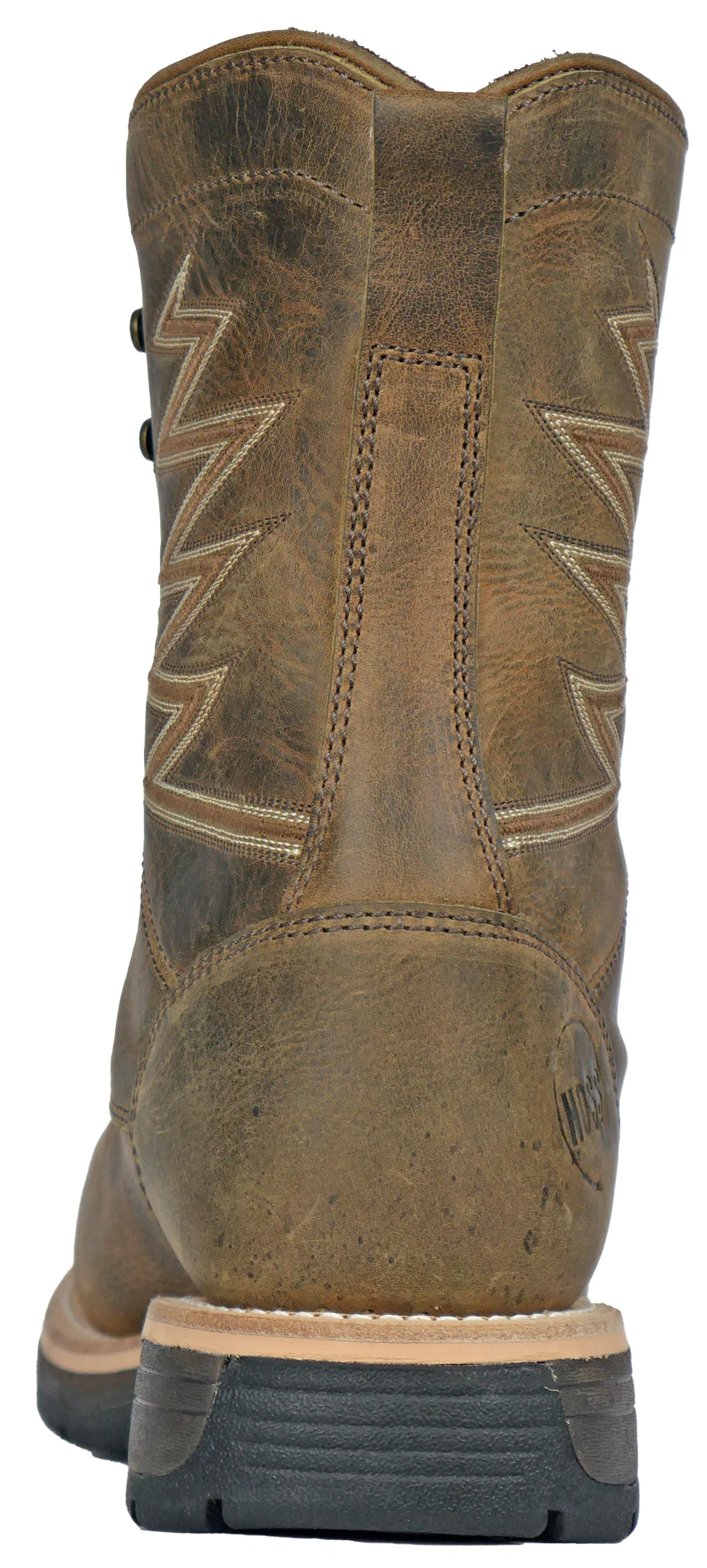 Brisbee Lacer 8" Distressed Lace Up Kiltie Composite Toe 94062 - Image 3