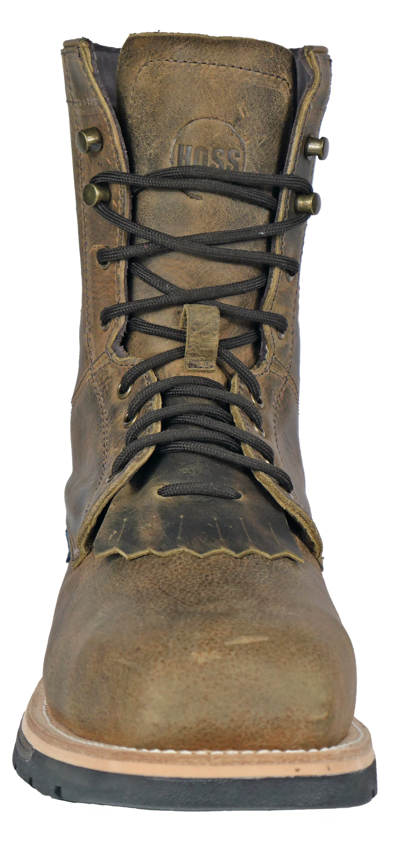Brisbee Lacer 8" Distressed Lace Up Kiltie Composite Toe 94062 - Image 5
