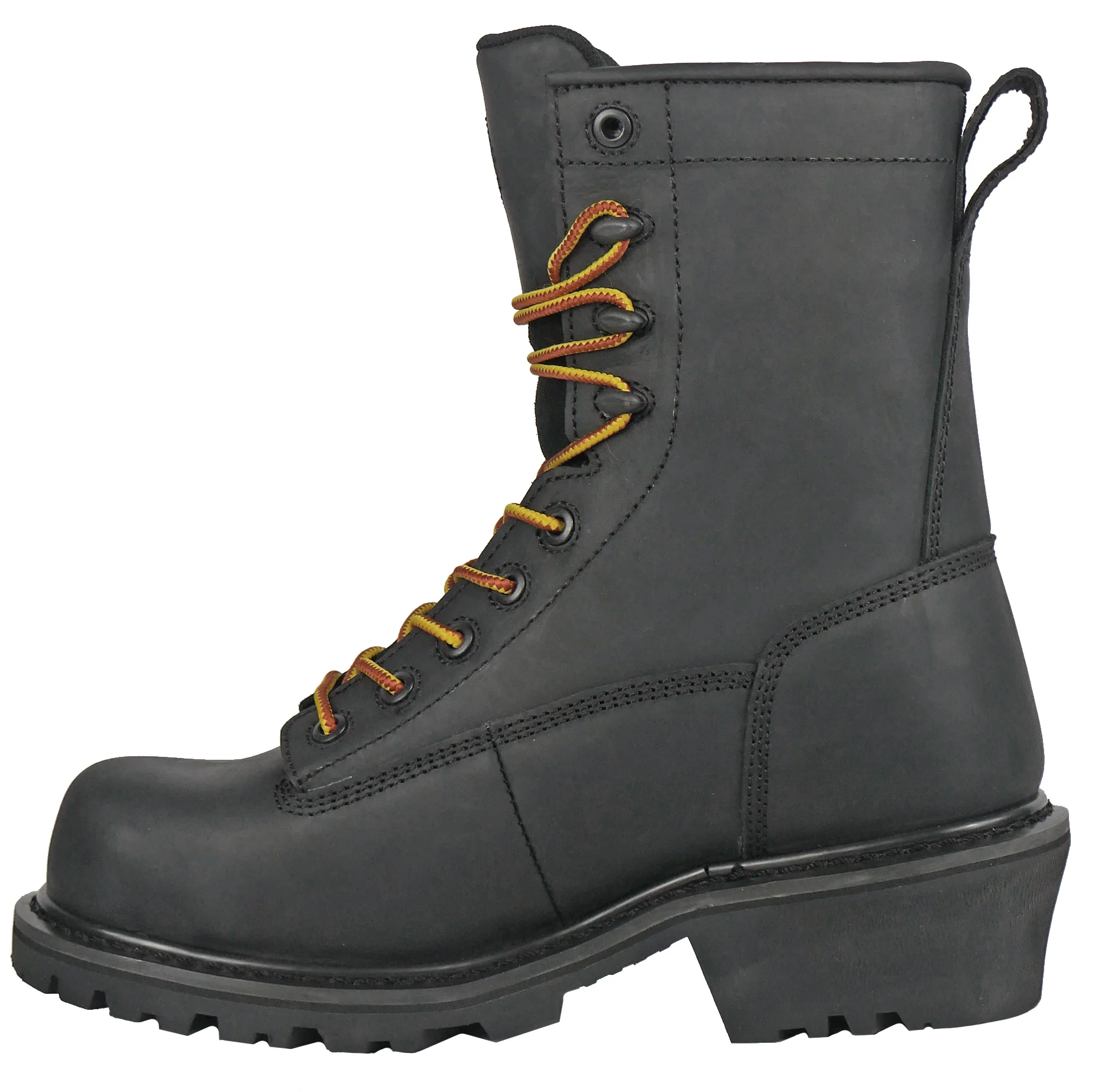 Cross Cut Kiltie Logger Black Composite Toe 80114 - Image 2