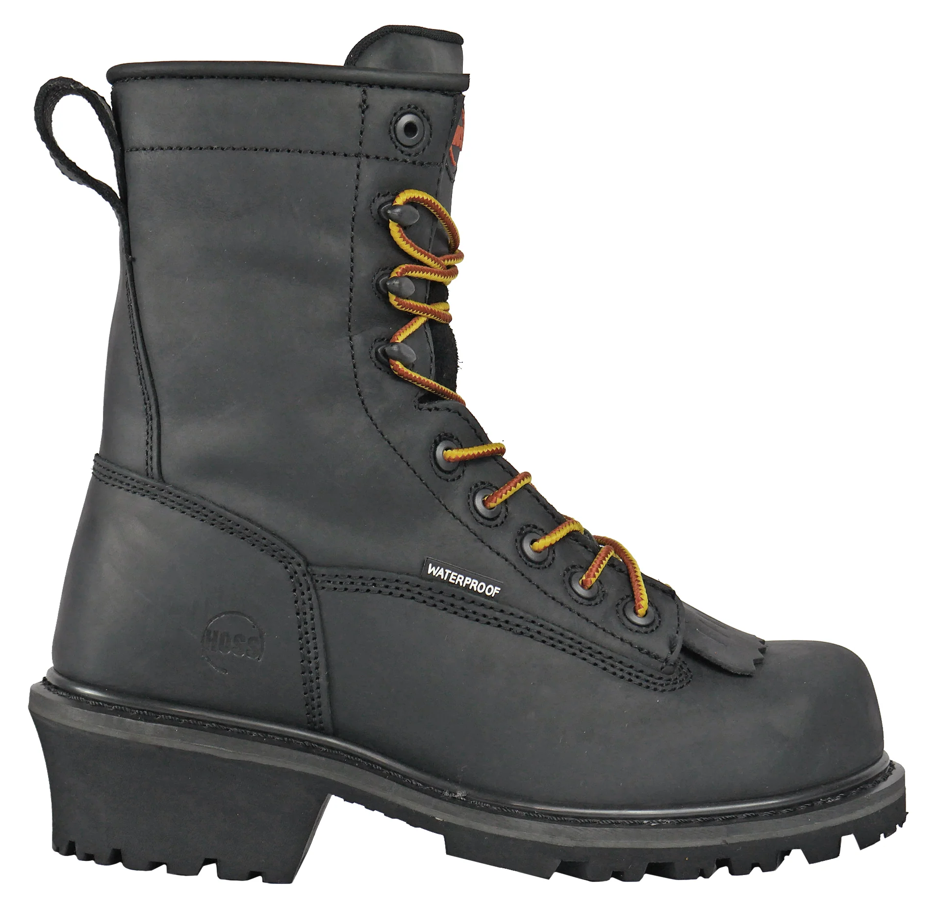 Cross Cut Kiltie Logger Black Composite Toe 80114 - Image 4