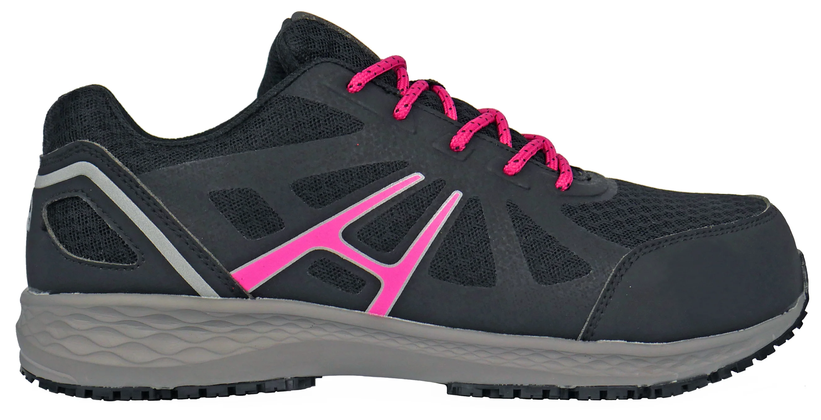 Express Black/Fuchsia Athletic Composite Toe 24533 - Image 5