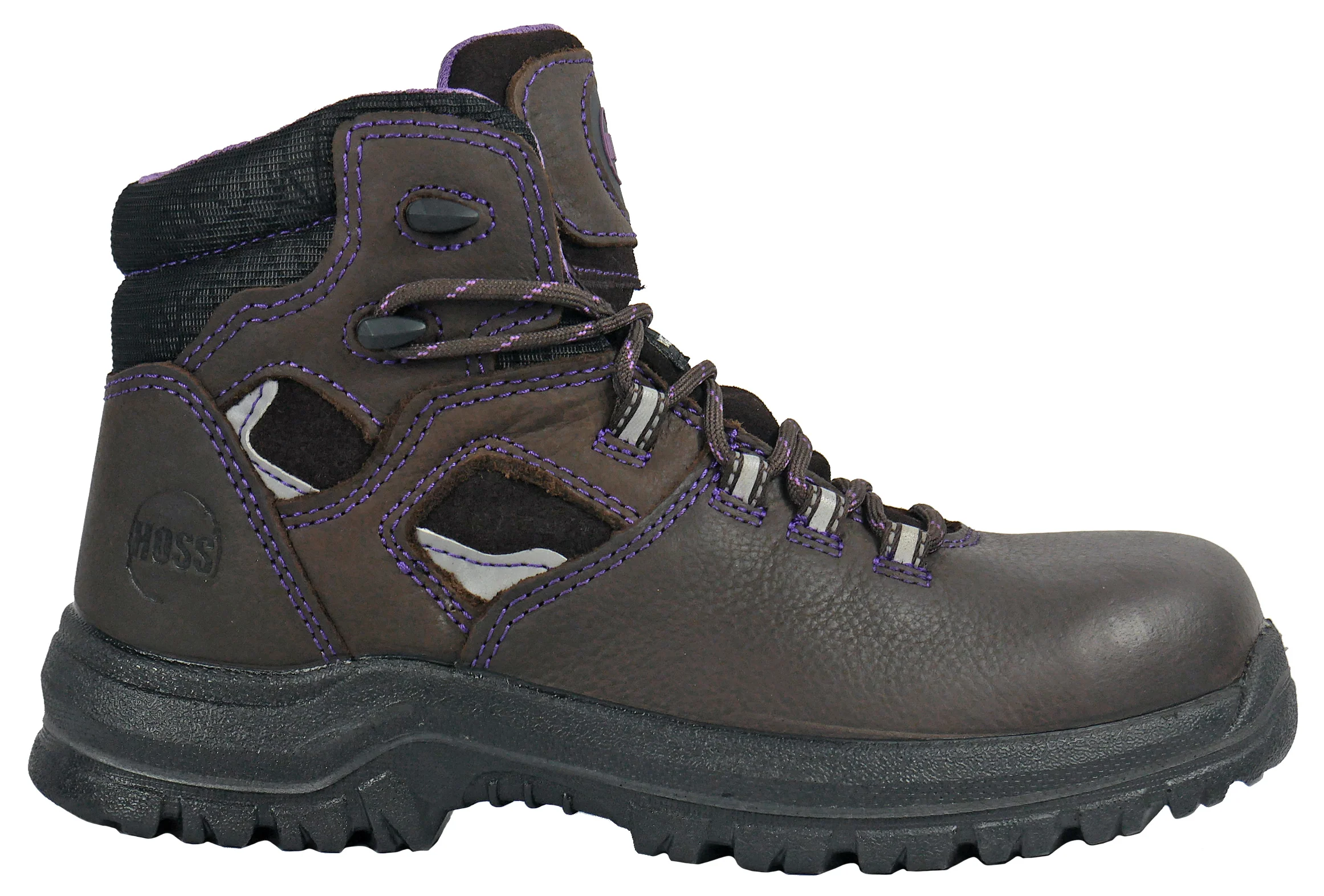 Lacy 6" Brown/Purple Composite Toe 70419 - Image 4