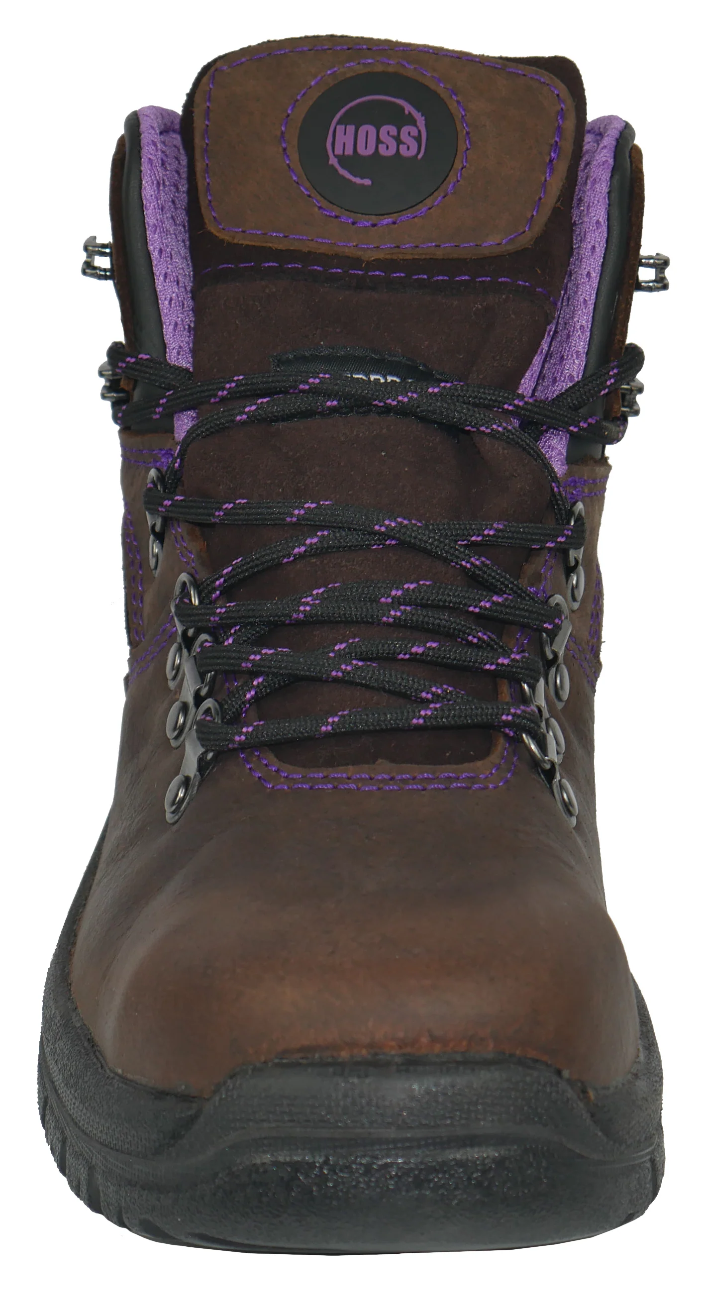 Lily 6" Brown/Purple Steel Toe 70423 - Image 5