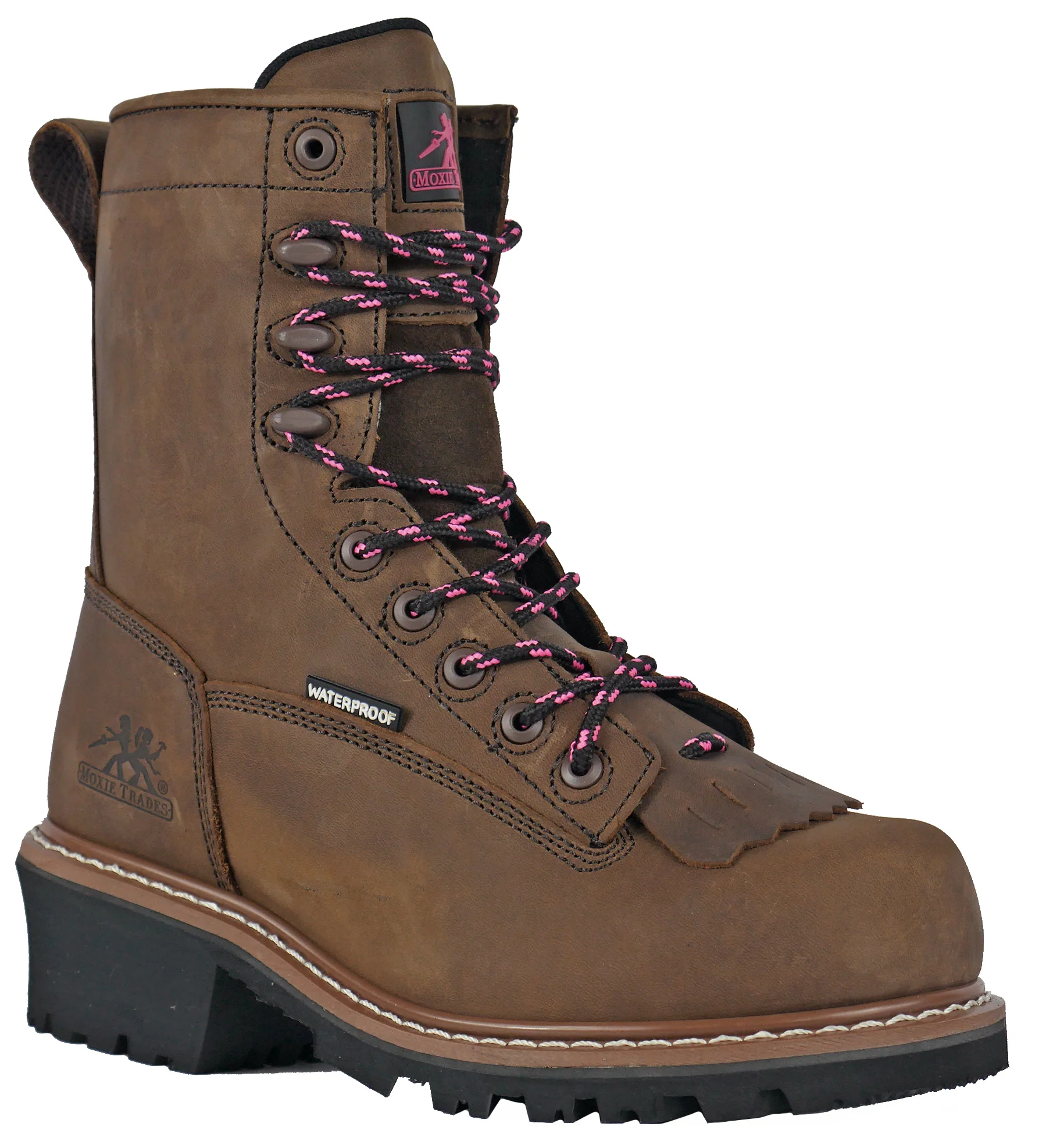 Mareen 8" Kiltie Brown Composite Toe MT28028
