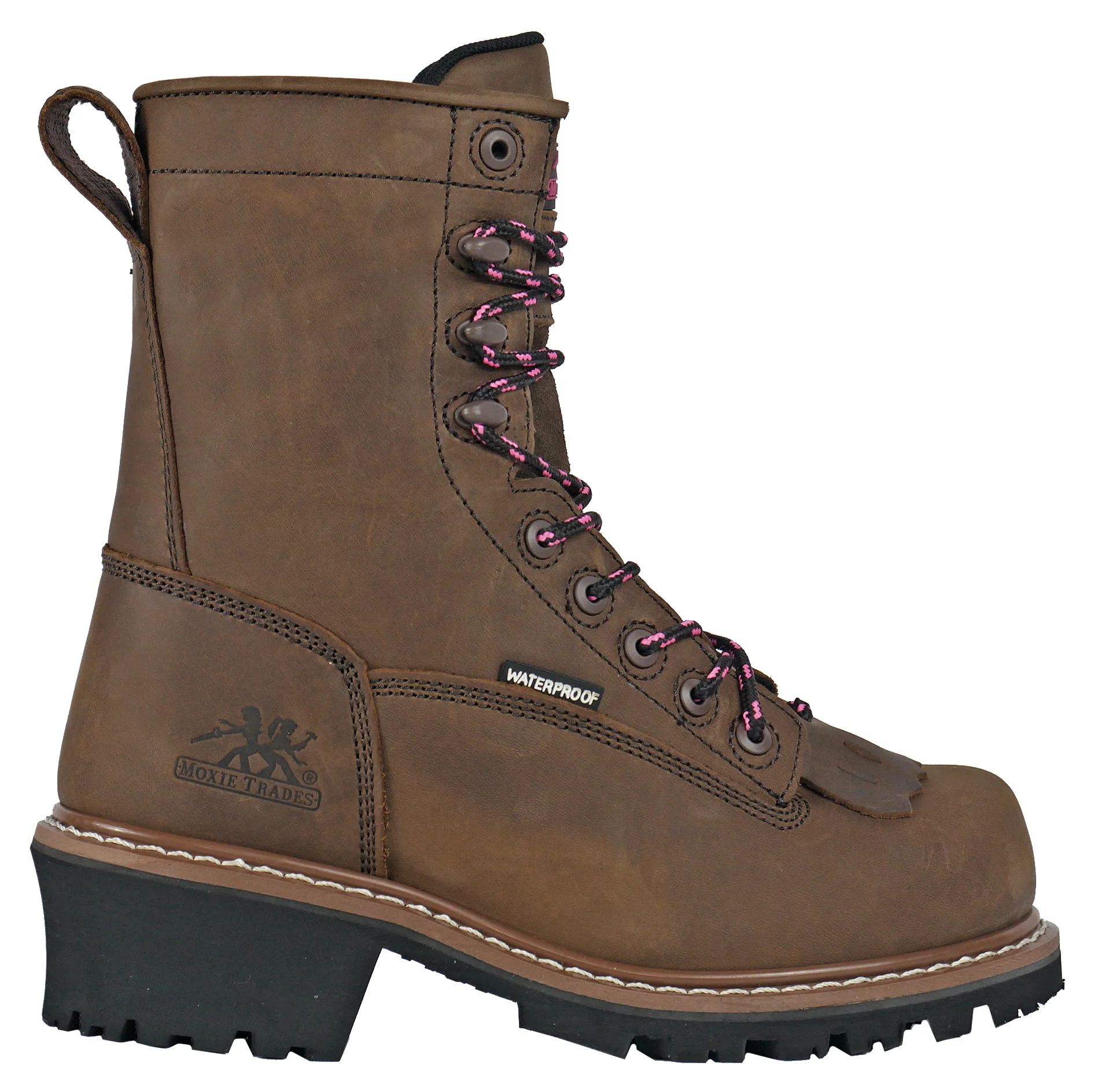 Mareen 8" Kiltie Brown Composite Toe MT28028 - Image 3
