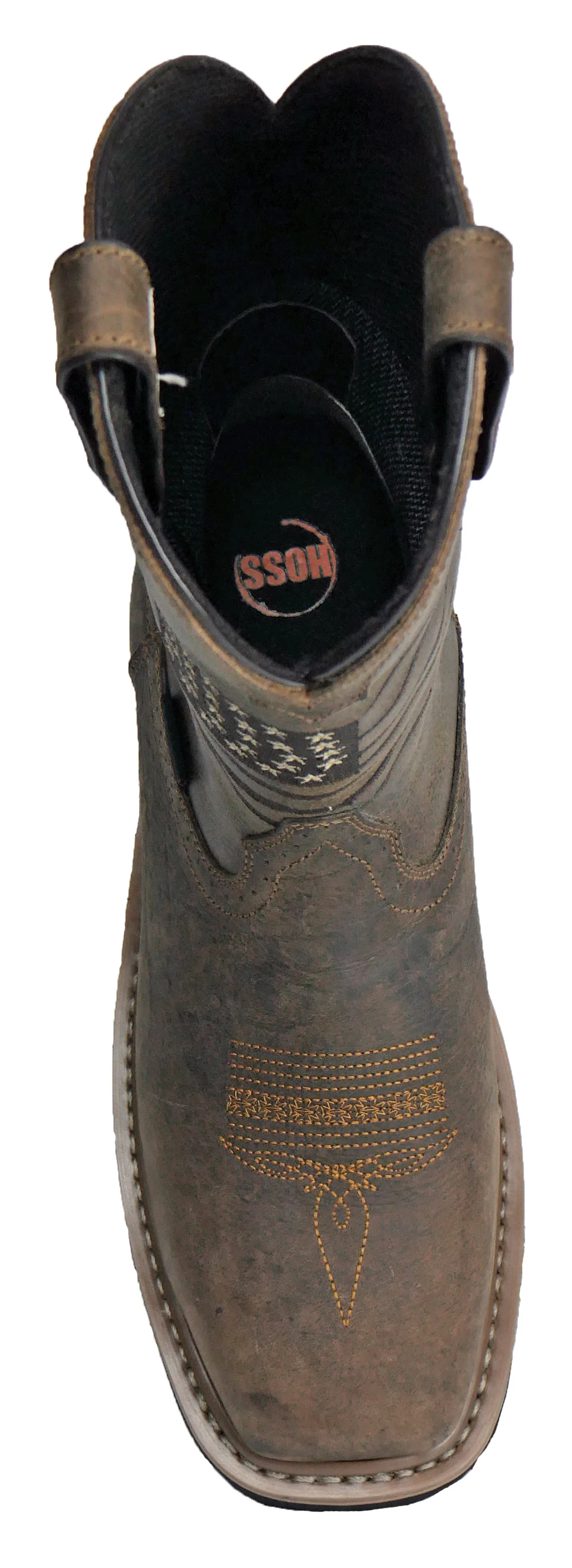 Rushmore Brown Patriotic Pull-On Composite Toe 92065 - Image 7