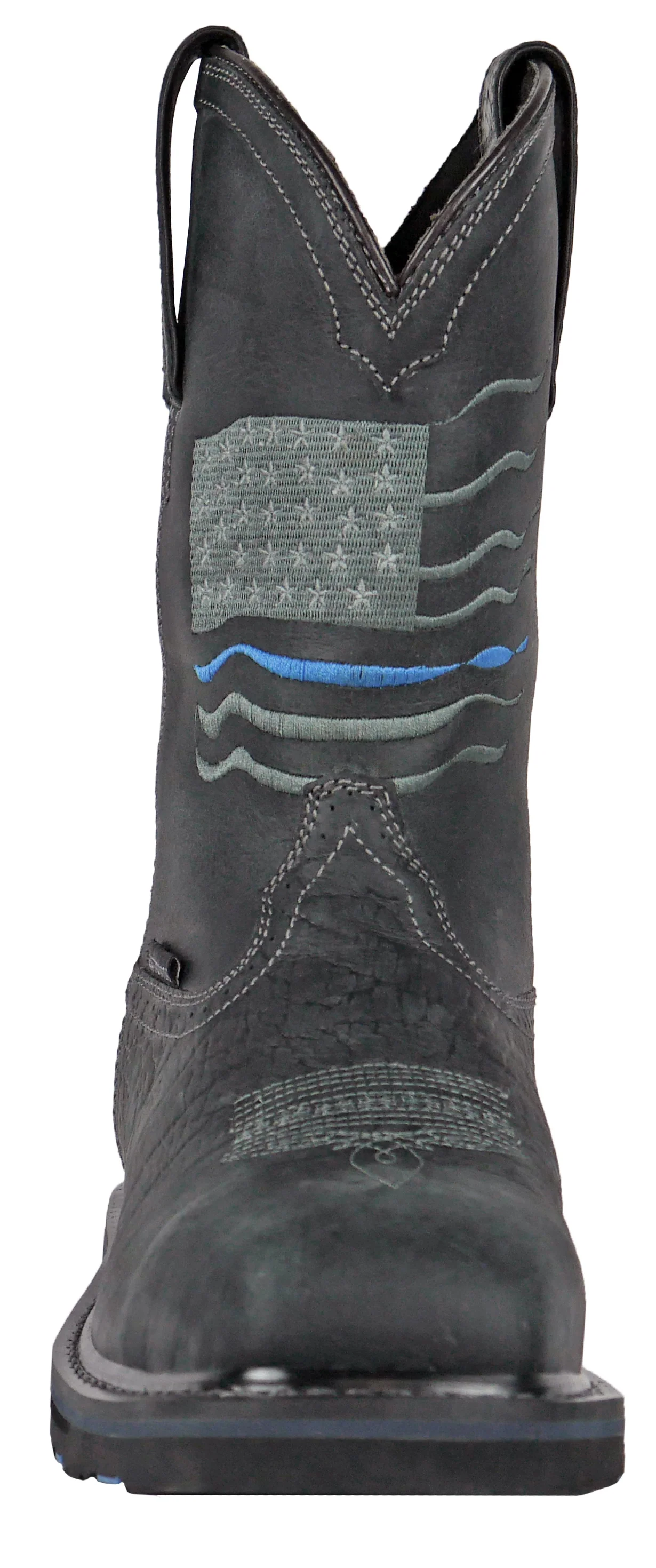Rushmore Black Pull-On Patriotic Charcoal Composite Toe 91065 - Image 5