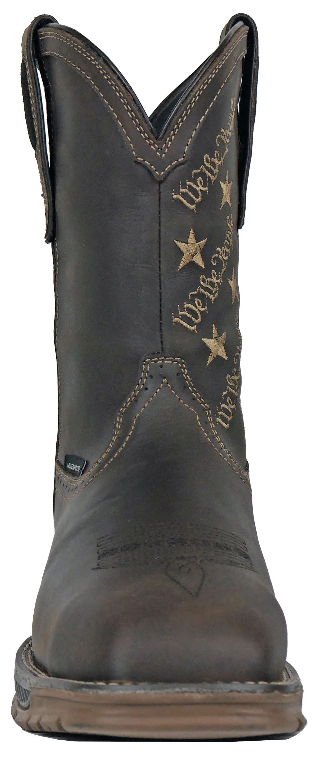 We The People Brown Pull-On Western Composite Toe 94023 - Image 5