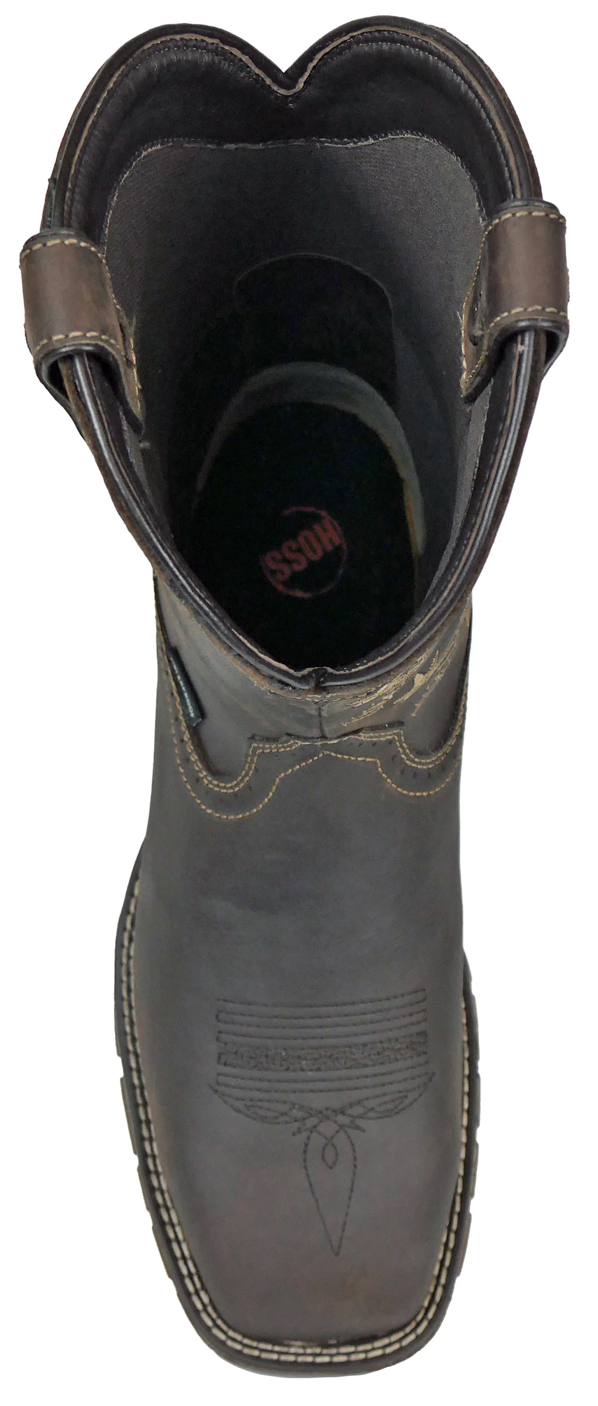 We The People Brown Pull-On Western Composite Toe 94023 - Image 7