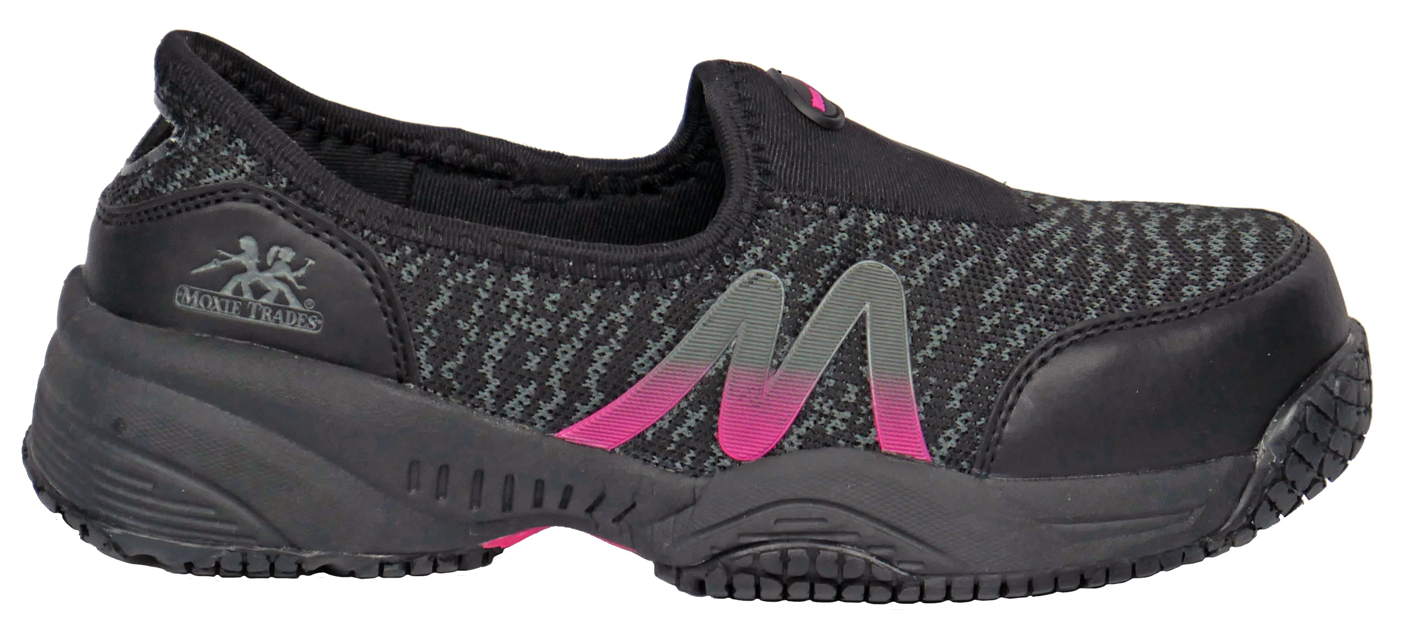Zena Black Composite Toe Slip-On MT50180 - Image 4